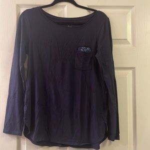 lilly pulitzer Louella sequin pocket top